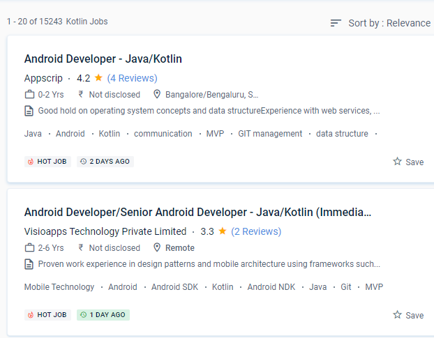 Android internship jobs in Strasbourg