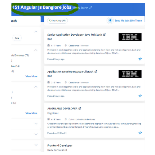 Angular JS internship jobs in Dijon
