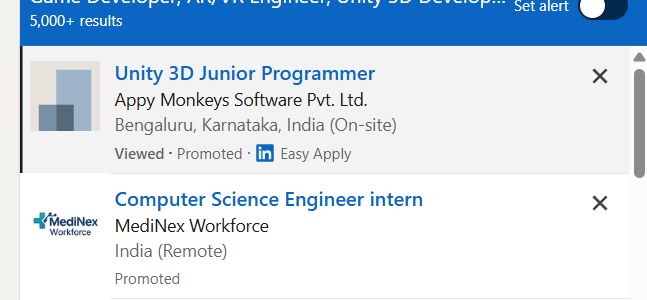AR/VR Development (Unity) internship jobs in Bordeaux
