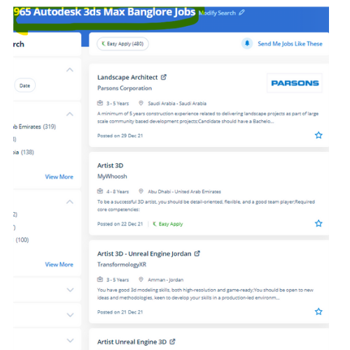 Autodesk 3Ds Max internship jobs in Toulouse