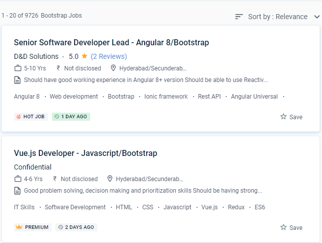 Bootstrap internship jobs in Rouen