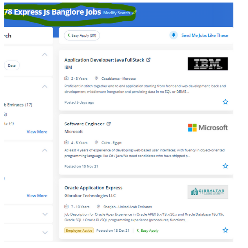 Express JS internship jobs in Toulouse