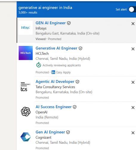 Generative AI & LLM Development internship jobs in Nice