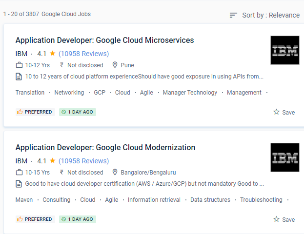 Google Cloud Platform internship jobs in Montpellier