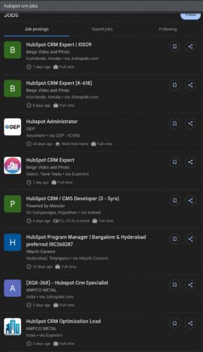 HubSpot CRM internship jobs in Strasbourg