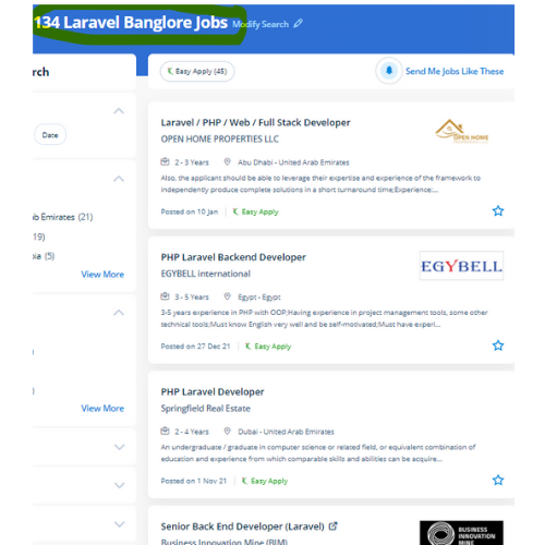 Laravel internship jobs in Nimes