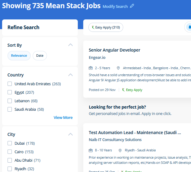 Mean Stack Development internship jobs in Rennes