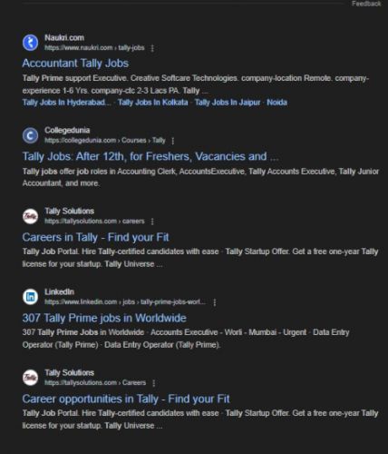 Tally Prime internship jobs in Strasbourg